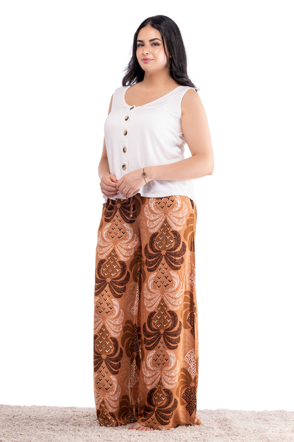 PANTALON IMPRIME COUPE LARGE
