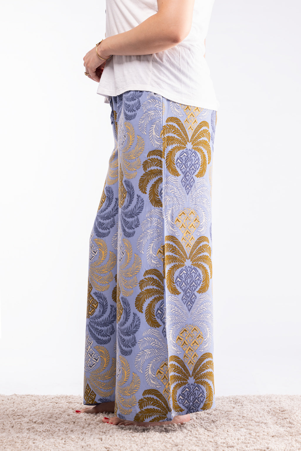 PANTALON IMPRIME COUPE LARGE